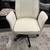 Karl Home | 28.5 inch White Velvet Dovetail Swivel Office Chair With W 1 thumbnail