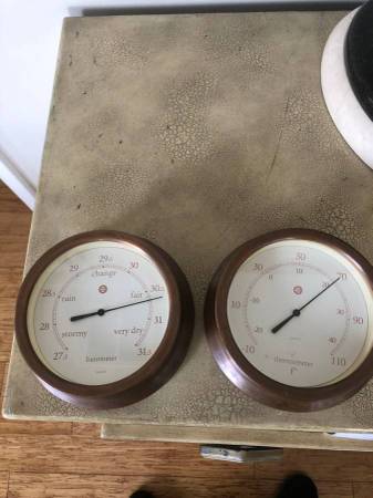 Weather set thermometer Barometer 1