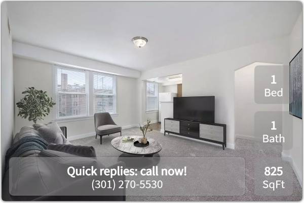 $1,399 / 1br - 825ft2 - Claim your spot! 1 Bed / 1 Bath available! (Silver Spring - Right off of Georgia Avenue)63896154049411121