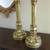 Qty 2 - Large Gold Pillar Candleholders 2 thumbnail