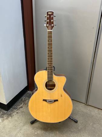 Hofner HA-JC03 Acoustic Guitar with Case 1