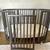 STOKKE SLEEPI CRIB GREY + MATTRESS + SHEETS - EXCELLENT SHAPE 3 thumbnail