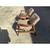 Modern Walnut Mid Century Style Lounge Chairs in Gray Leather. - Pair 2 thumbnail