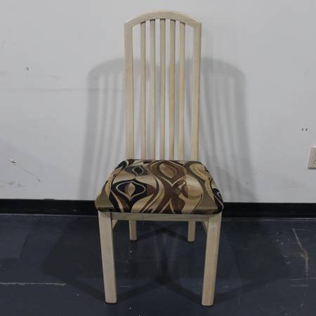A. Sibau Birch Upholstered Dining Chair Antonio Sibau Italy 1