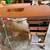 Vtg rose pink Kayline nail tech station table on wheels w/ drawers 5 thumbnail