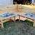 Kids PALLET Outdoor Mud Kitchen or Picnic Table 12 thumbnail