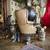 Beautiful Ralph Lauren Distressed Leather Chesterfield Wingback Chair 11 thumbnail