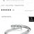 White gold diamond ring and necklace 3 thumbnail