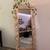 (SOLD) GDF Studio Sarah Full-Length Mirror 68x28” Floral Carved Frame 2 thumbnail