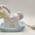 Enesco Vintage Porcelain Rocking Horse Nursery Night Light 1985 1 thumbnail