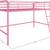 New - Dorel Jett Junior Full Metal Loft Bed - Pink(retail 219.99 4 thumbnail
