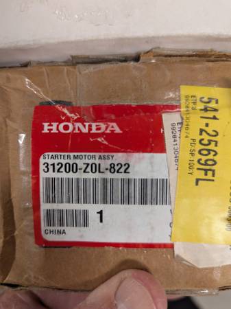 Honda small engine starter 1