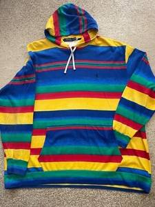 NEW Polo Ralph Lauren Big & Tall Mens Sz. 4XLT Hoodie, Colorful!!! 1