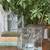 Blenko Clear Bamboo Glass Bookends - MINT 1 thumbnail