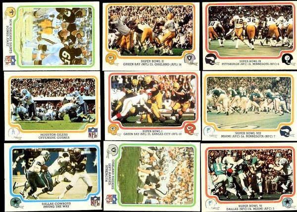 1979 Fleer Team Action NFL Football Set (69) NM+ Very Clean/Sharp! 1