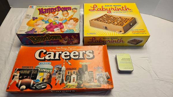 Games - Hands Down, Labyrinth, Careers, 52 Essential Relationships 1