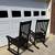 Rocking Chairs - Two, black rocking chairs in nice condition 4 thumbnail