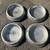 Fair condition 15 inch 70s Cadillac Classic steel hubcaps  6 thumbnail