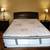 Queen Bed with Solid Wood Frame and Slatted Headboard 1 thumbnail
