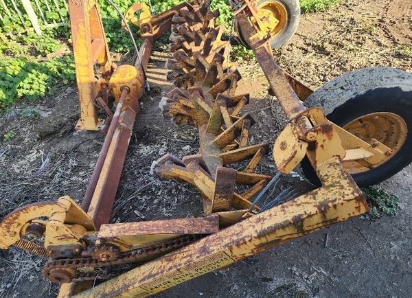 Rock rake rock digger liner windrower 1