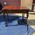 Vintage Waterside Oxford Cherry Claw Foot Flip Top Game / Console Table 1 thumbnail
