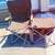 Heavy Duty Outdoor Folding Quad Chair With SideTable  Folding Chair Cu 1 thumbnail