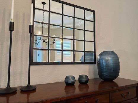 Multi-Panel Metal Wall Mirror 1