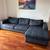 Dark Blue Sofa Bed for sale 5 thumbnail