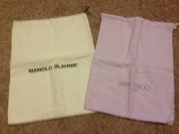 LOTE DE 9 FUNDAS NUEVAS PARA ZAPATOS DE MARCA DE DISEÑADOR CHOO/MANOLO/COLE HAAN - $75 (Puyallup)63435973081601121