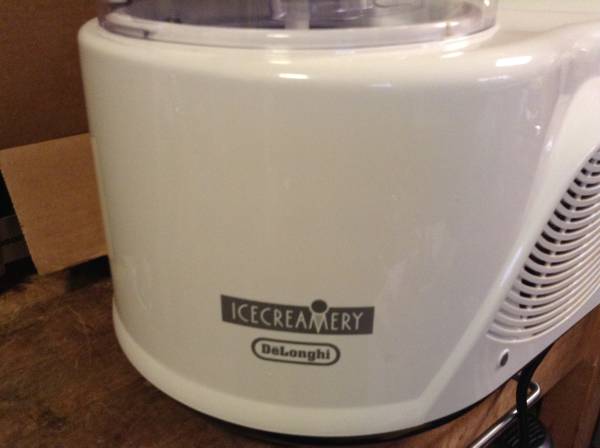 delonghi ice cream maker manual