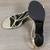 Burberry Metallic Gold Braided Slingback Sandals 39.5 4 thumbnail