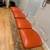 Gusto Design Candy Acrylic Bar Stools with Orange Upholstered Seats – 10 thumbnail