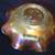 Rainbow Iridescent Acorn Carnival Glass Bowl 5 thumbnail