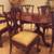 74” Handcarved Mahogany Chippendale Dining table + 6 chairs 8 thumbnail