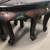 Antique Furniture Wood Chinese Hand Carved Coffee Table 4 Stools 4 thumbnail