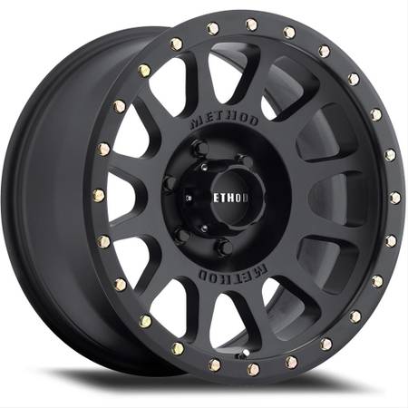 Method Race Wheels MR305 NV Matte Black Wheels 18x9 - F250 F350 1