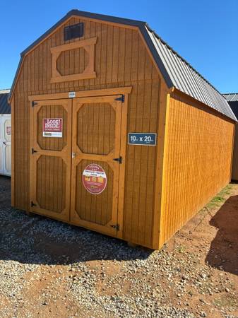 Backyard storage shed 1