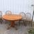 Oak Dining table with 4 chairs in great condition 1 thumbnail