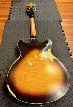Ibanez ASV100FMD highly upgraded semi hollowbody electric guitar - $570 (Cambridge)63437886522113124