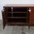 Brown Wood Mid Century Sideboard /w 4-Drawers 11 thumbnail