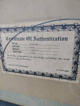 Jack Wells Lithograph 1