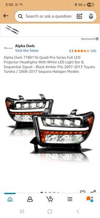 Tundra alphaowls headlights 1