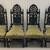 Jacobean Style High Back Upholstered Seat Dining Chairs 1 thumbnail