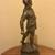Magnificent Pair of Large Antique Spelter Viking Warrior Statues - 20.25” Tall 5 thumbnail