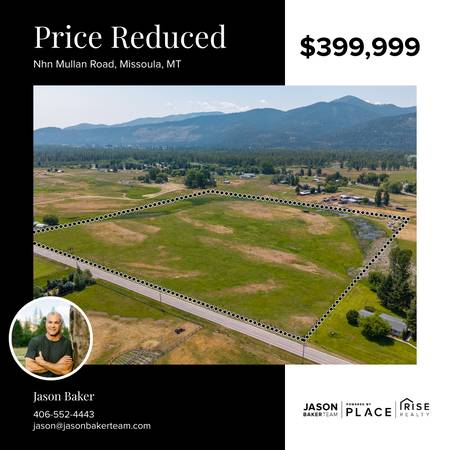 $399,999 / 871200ft2 - ⏰ Act Fast! This price drop won’t last.💲 (Missoula)63657026976897120