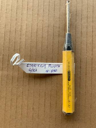 STARTER PUNCH 6/32" STANLEY 1