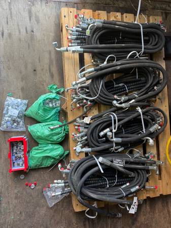 Hydraulic hoses and fittings set 1