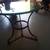 Wrought iron and glass top table 4 thumbnail