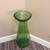 Large Tall Handmade Spanish Green Glass Vase 10 thumbnail