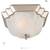 Brand New Portfolio brushed nickel ceiling light fixture. 3 thumbnail